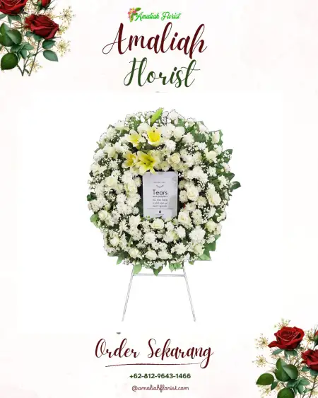 Krans Bunga Duka Pasirkecapi